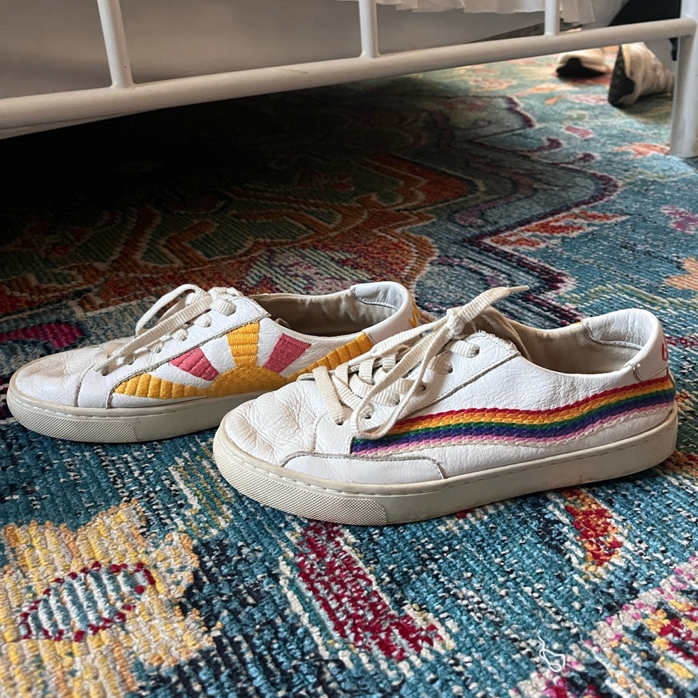 Soludos rainbow shoes size 8.5